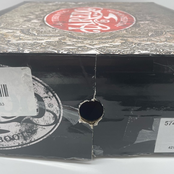 LAREDO Ladies Kadi Distressed Brown Cowboy Boots 5742 Western - Picture 15 of 16